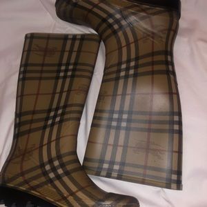 Burberry Rain Boots Haymarket